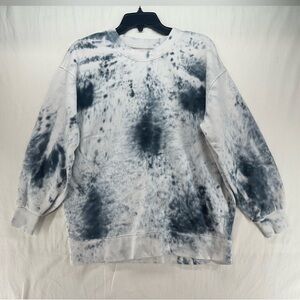 🍋LIKE NEW Lululemon Perfectly Oversized Crew - Marble Dye Classic Navy Sz 8 (?)